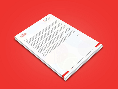 A4 size Letterhead banner design brand and identity brochure design busines card design mockup letterhead design letterhead template