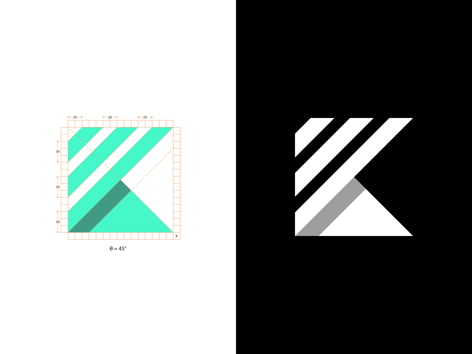 K letter logo by Hasan Khan on Dribbble