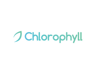 Logo Design For chlorophyll brand identity branding design logo 2d logodesign minimalist logo