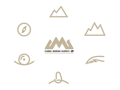 CMC Branding branding extreme graphic design hiking mountain rappelling