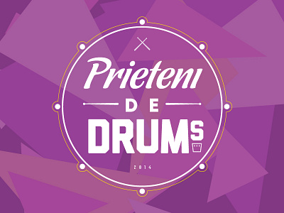 Prieteni de drum design icon poster design