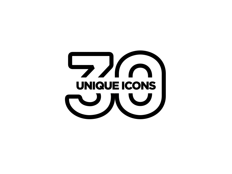 30 Unique Icons animation bonzai tree color fill icons outline radio mic reading lamp