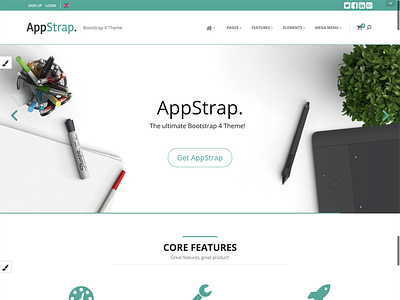 Appstrap Homepage Rework