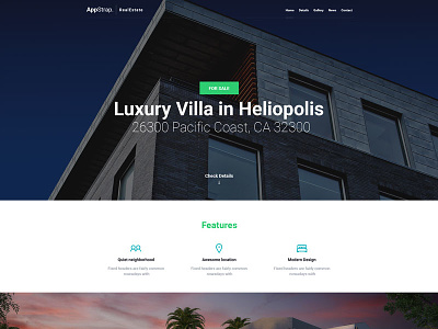 Real Estate homepage & subtheme coming soon appstrap bootstrap bootstrap 4 real estate subtheme