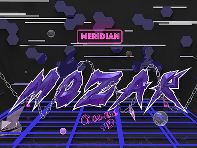 「MEDIRIAN」Cinema 4D work c4d cinema4d design mozak neon tron ui