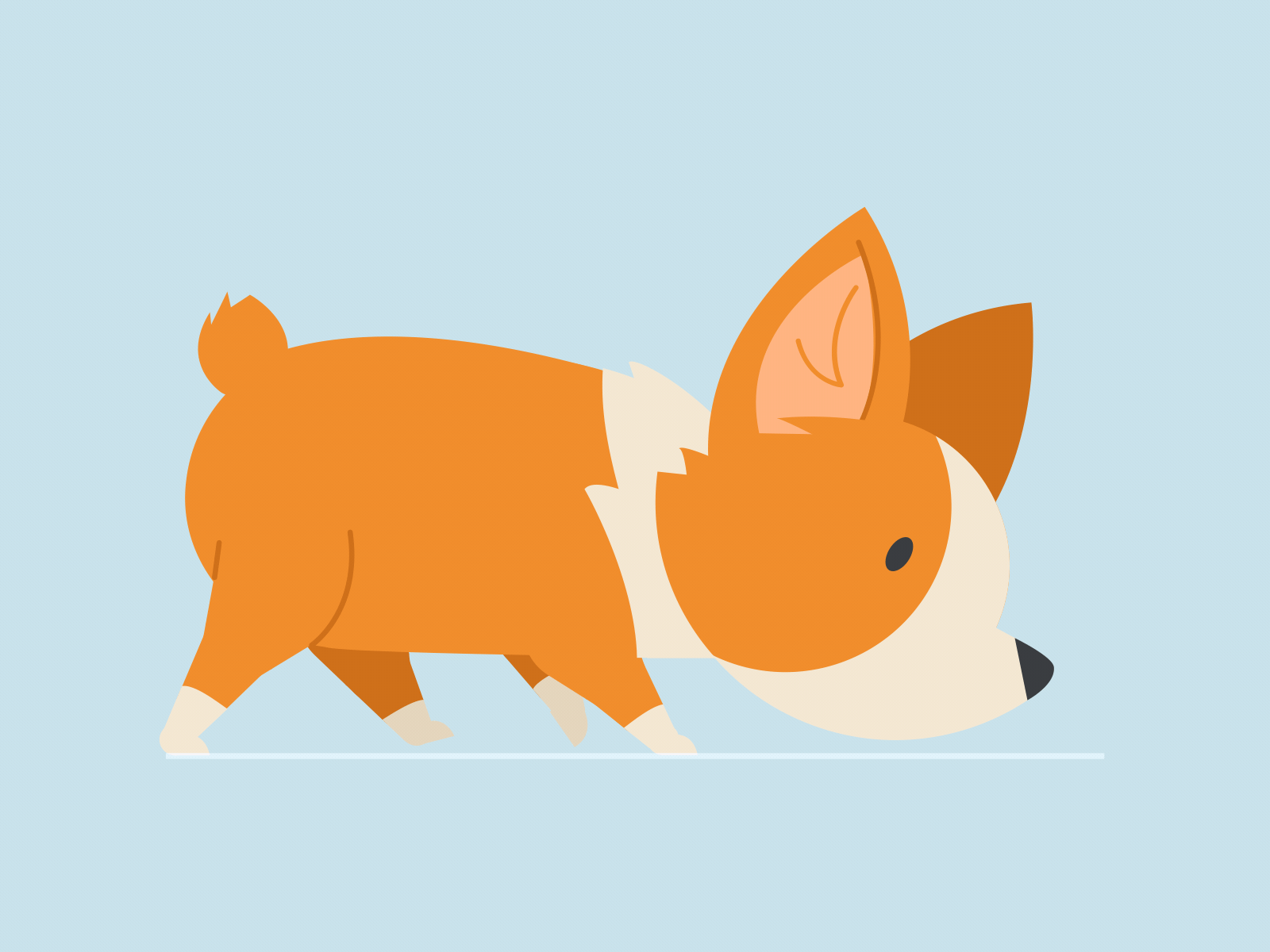 Dog Sniffing Walk Cycle by Rosie Phillpot on Dribbble