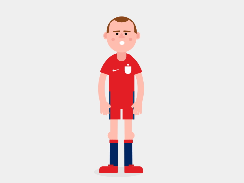 Rooney animation england flat design football gif header illustration liquid motion design rooney soccer vector
