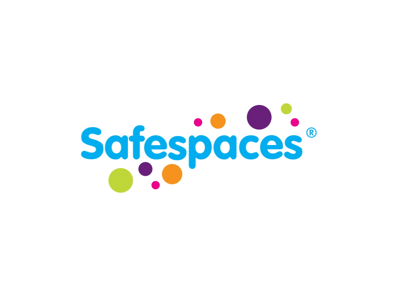 Safespaces Logo Animation 2d ae after effects animation branding gif logo loop motion motion design motion graphics vector