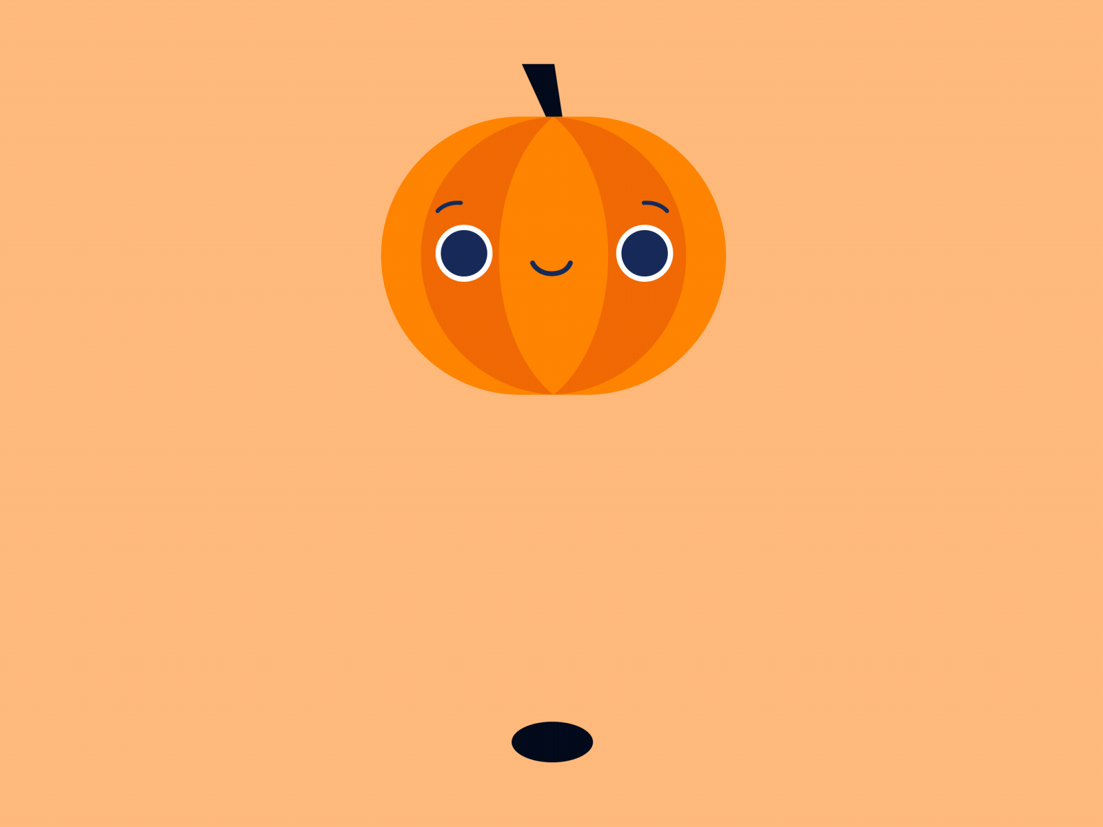 Pumpkin 🎃 2d ae after effects animation character dribbbleweeklywarmup gif halloween illustration loop motion graphics pumpkin