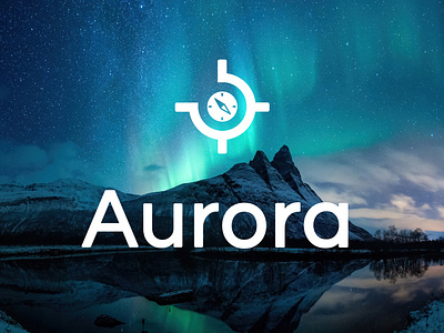 Aurora Logo Design - Tracking and Navigation