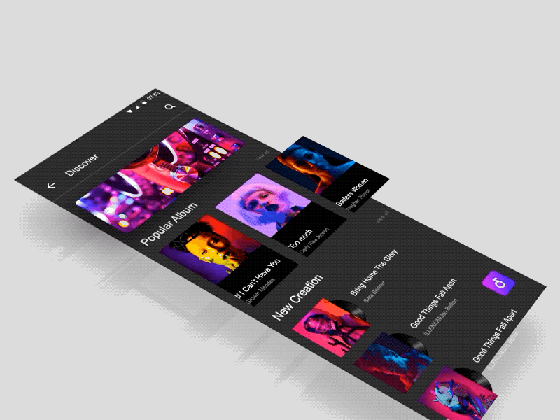 Music navigation musical ui app ux