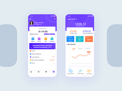 Finance bank finance ui wallet