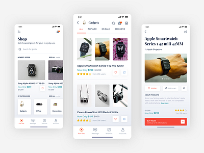 Ecommerce App Concept