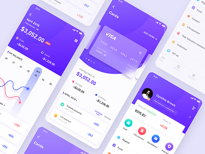 Financial interface financial ui ux 设计