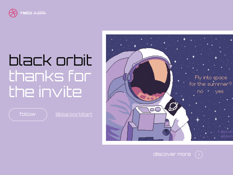 Hello Dribbble webdesign website web illustration design thank you dribbble invite