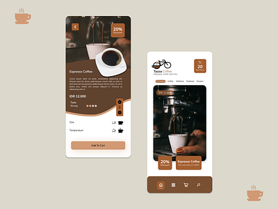 Design ui coffeeshop app design mobile app design ui