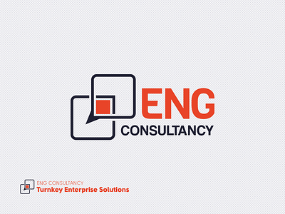 ENG Consultancy branding design icon illustration logo