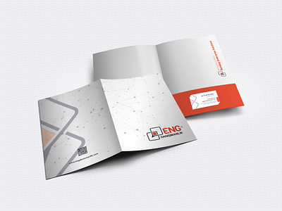 ENG Consultancy branding design folder logo