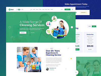 Cleaning Service PSD Template