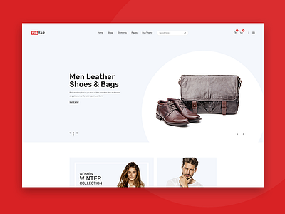 Clean, Minimal eCommerce PSD Template ecommerce electronic fashion furniture marketplace modern clean multipurpose online shop online store retail shop shopping vendor wholesale