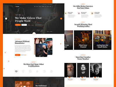 Movie Website Prototypes  Photos, videos, logos, illustrations