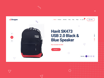 Header Design eCommerce Template