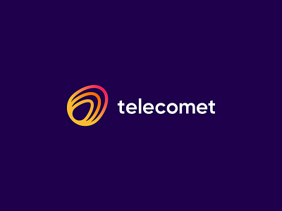 Telecomet asteroid brand brand identity brand logo comet connection logo logo concept logo design logomark minimalist logo network signal simple logo telecom telecom tower telecommunication