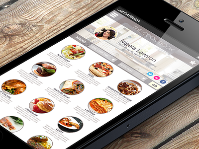 Cook Book App app cooking food iphone