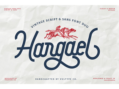 Hargael - Vintage Font