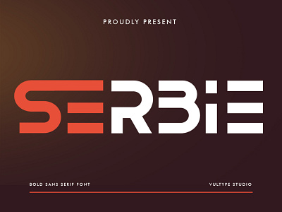 Serbie - Logo Font