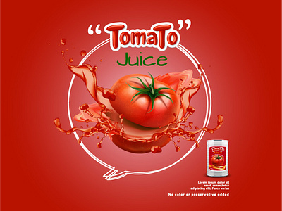 Tomato juice facebook ads