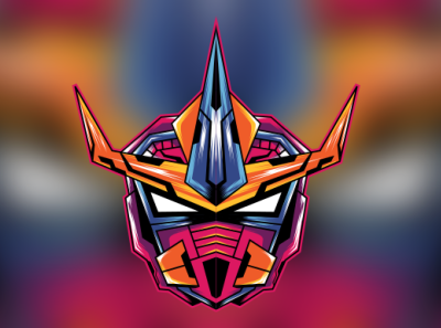 Gundam vector art work design gundam illustration mecha robot vector