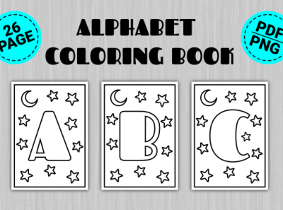 Alphabet Coloring Book