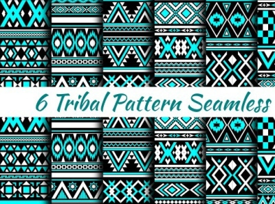 Tribal Pattern Seamless Vector Graphics paper pattern pattern a day pattern art pattern design patterns