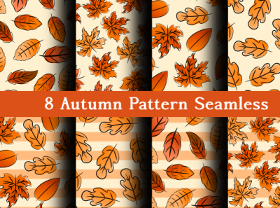 Autumn Pattern Seamless Vector abstract art autumn background decoration designvector element fabric fall floral illustration leaf nature pattern plant seamless season textile texture wallpaper