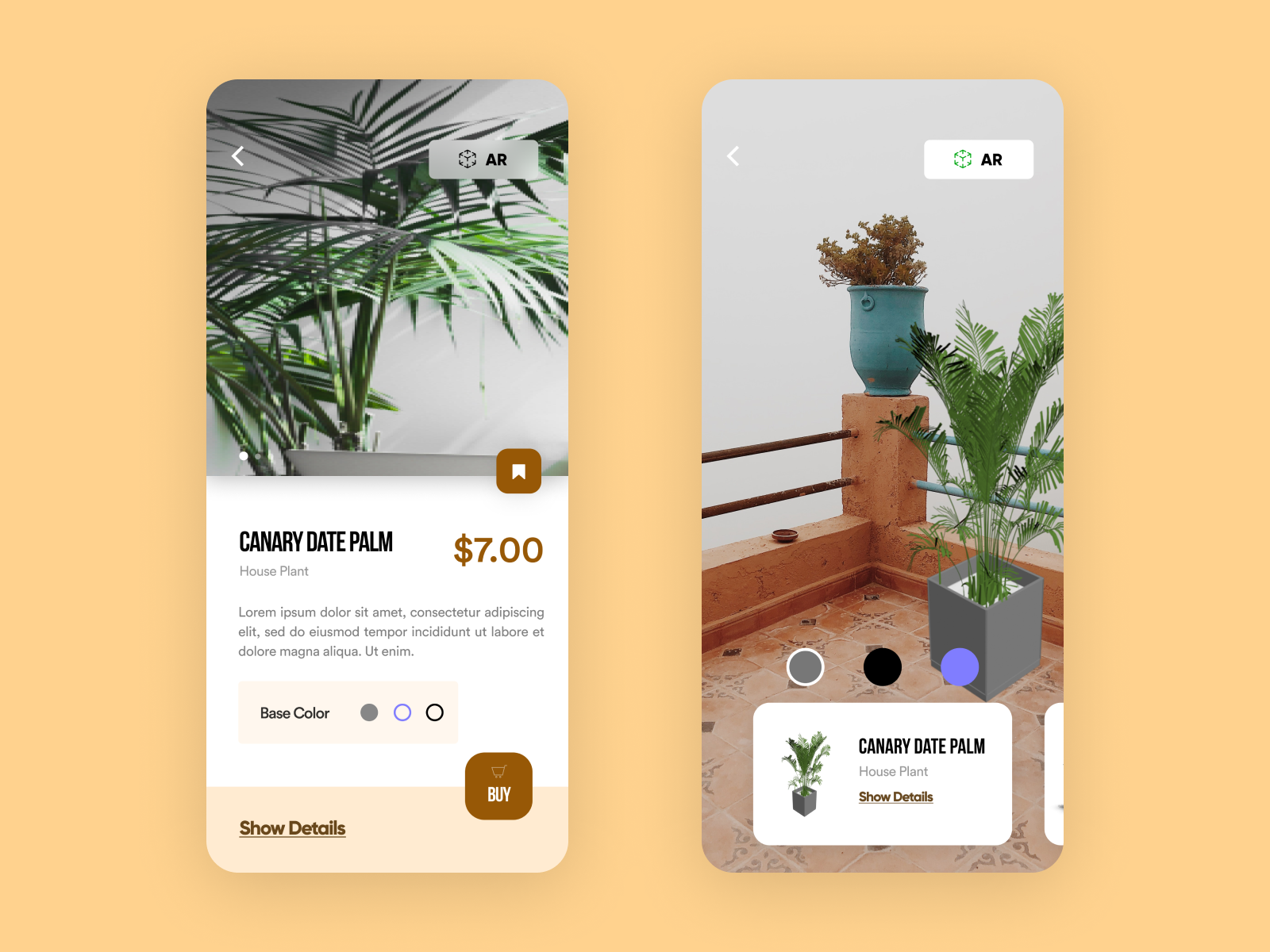 Home Decor App AR Shot by Om Prakash on Dribbble