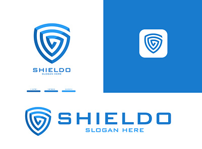 SHIELDO LOGO IDEA brand branding creative design flat graphicdesign icon logo logodesigner minimal