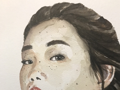 Watercolor portrait 1