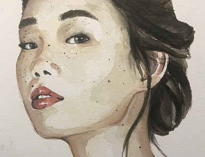 Watercolor portrait 1