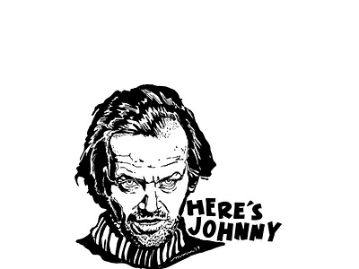 heres johnny sticker series