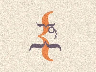 Curly Brackets, the sophisticated punctuation curly brackets illustration lettering monocle mustache punctuation typography