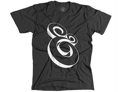 And Per Se And 3d ampersand and cottonbureau lettering rebound t shirt tshirt typography