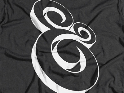 "And Per Se And" available at Cotton Bureau 3d ampersand and cottonbureau lettering rebound t shirt tshirt typography
