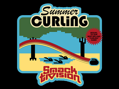 Olympic Summer Curling activision curling derby olympics pitfall t shirt tee tshirt vote woot