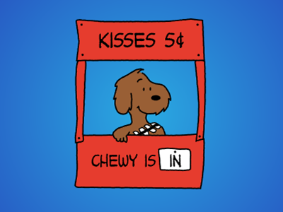 I'd rather kiss a wookiee chewbacca derby peanuts snoopy star wars t-shirt tee tshirt vote woot