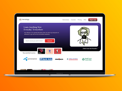 Lernology website prototype bangladesh creative design illustration learn lernology typography ui usa ux ux design webdesign website website concept