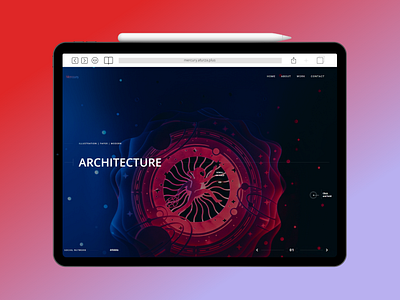 Team Mercury Website Portfoilio - Coming Soon agency alien best of the day creative dribbble figmadesign gradient graphicdesign illustration ipadpro logo mercury mimunmun popular shot portfolio. shazzade team mercury tmercury usa user interface