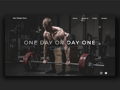 gym website adobexd adobexduikit design gym gym website landing page uidesign uiux web design webdesign website