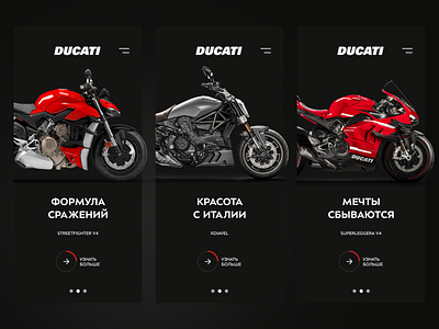 Ducati Ukraine | Redesign Concept