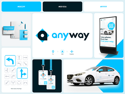 Anyway | Car rental service branding